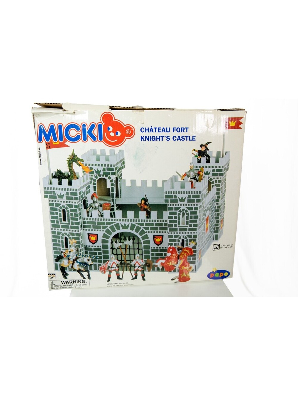 Papo Micki Chateau Fort Knight's Castle Play Set #10 2005